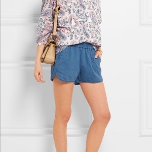 Madewell blue pull on shorts size small